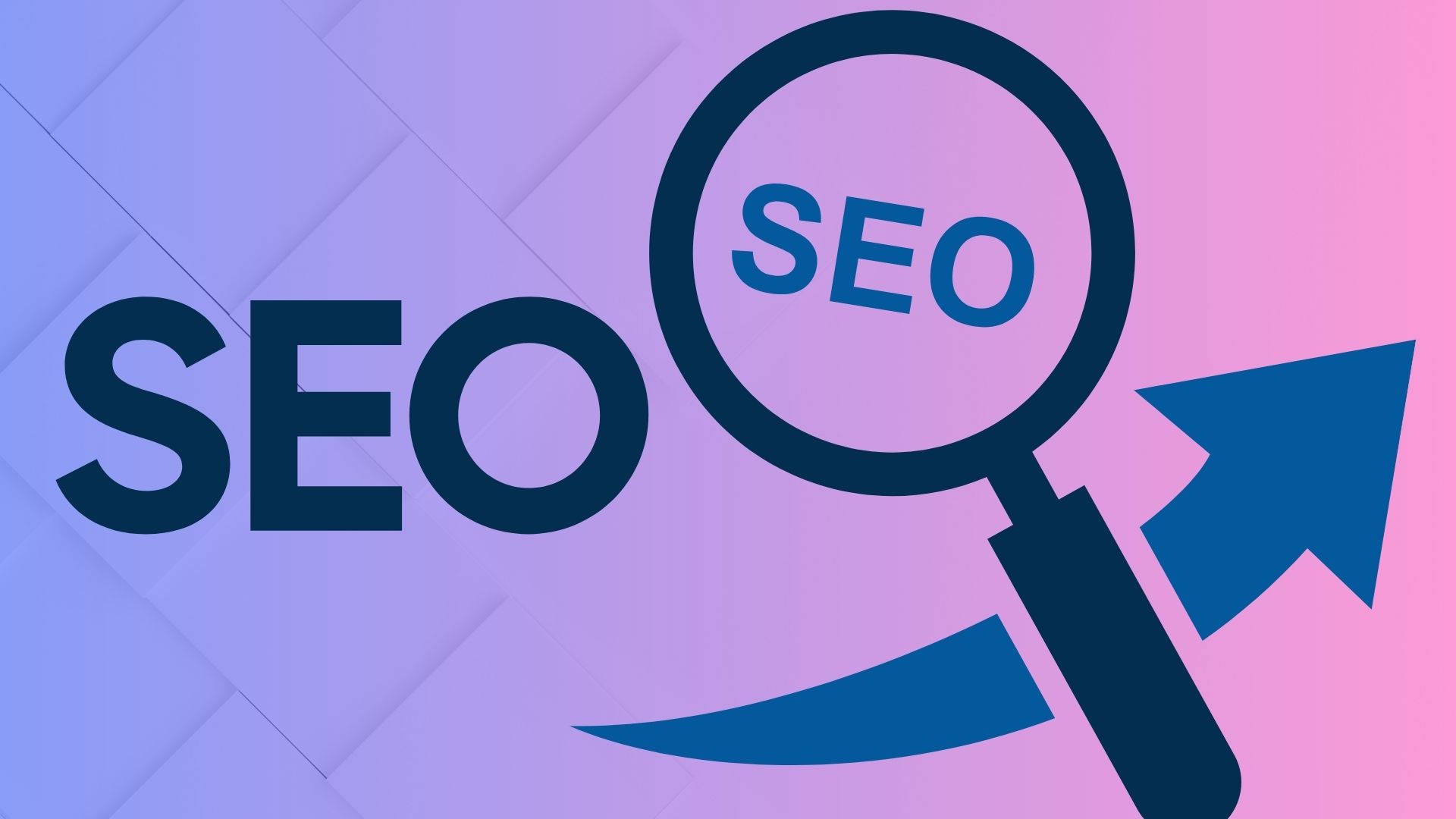 Blue and White Modern SEO Report Presentation